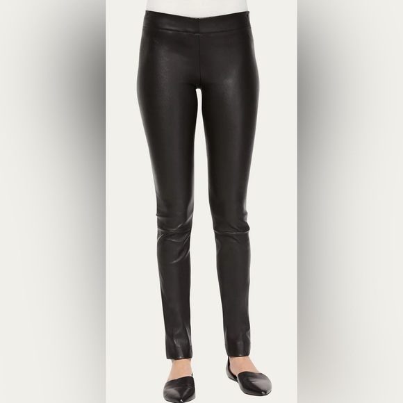 NWOT THE ROW Skinny Leather Moto Leggings - sold out everywhere! - Picture 2 of 9
